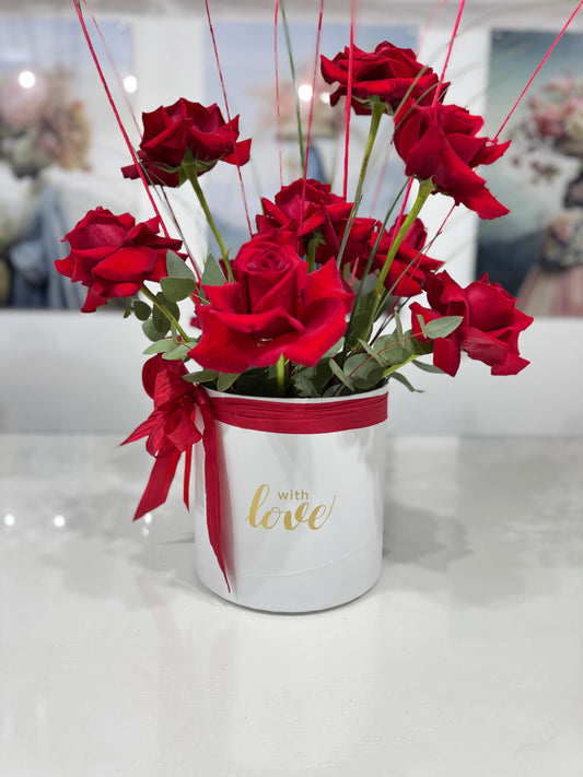 Crimson Devotion | Luxury Red Rose Box