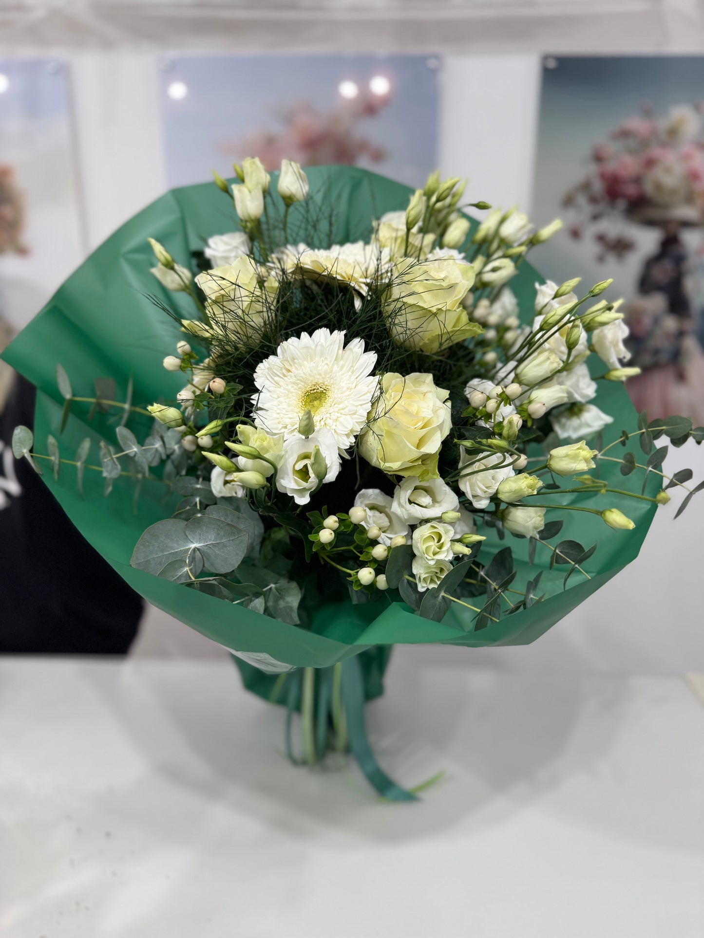 Florist's Choice - White & Green Elegance